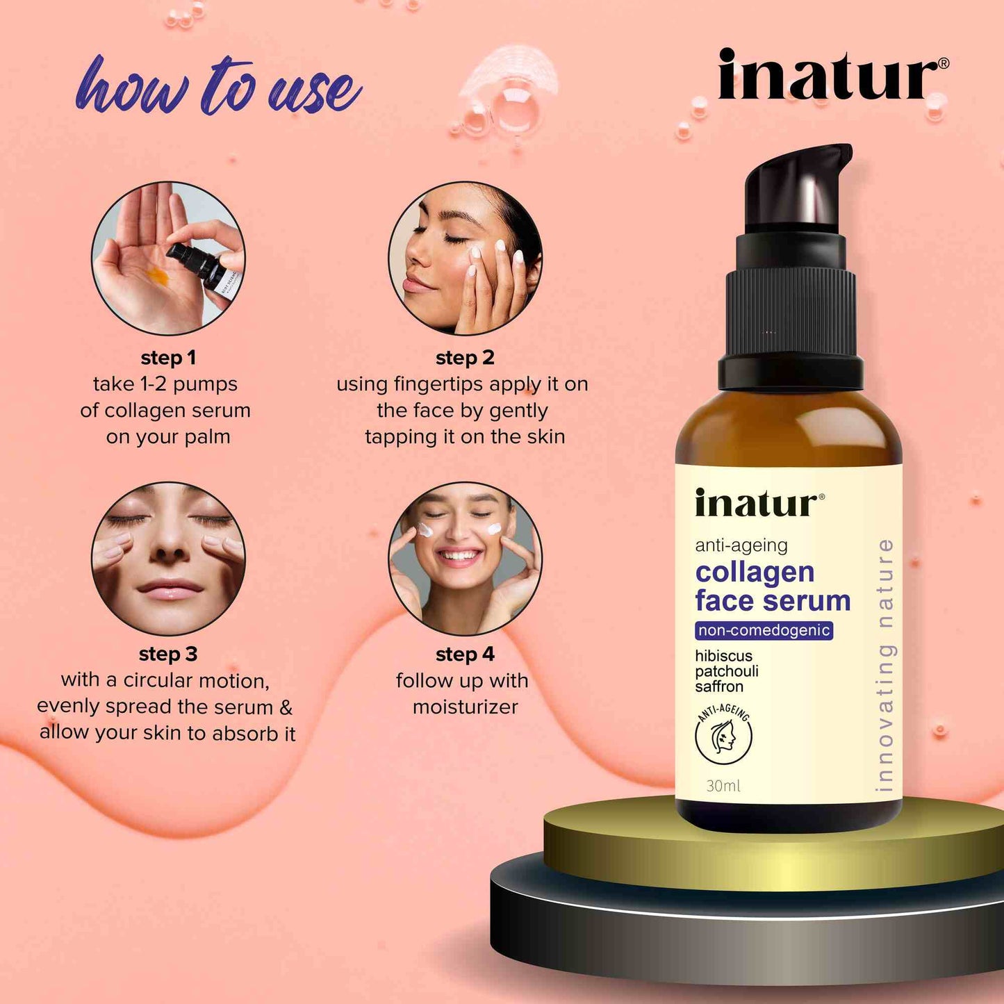 Inatur Collagen Face Serum