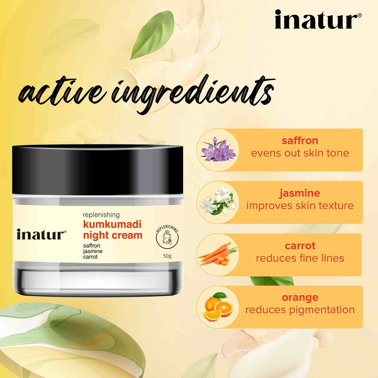 Inatur Kumkumadi Night Cream