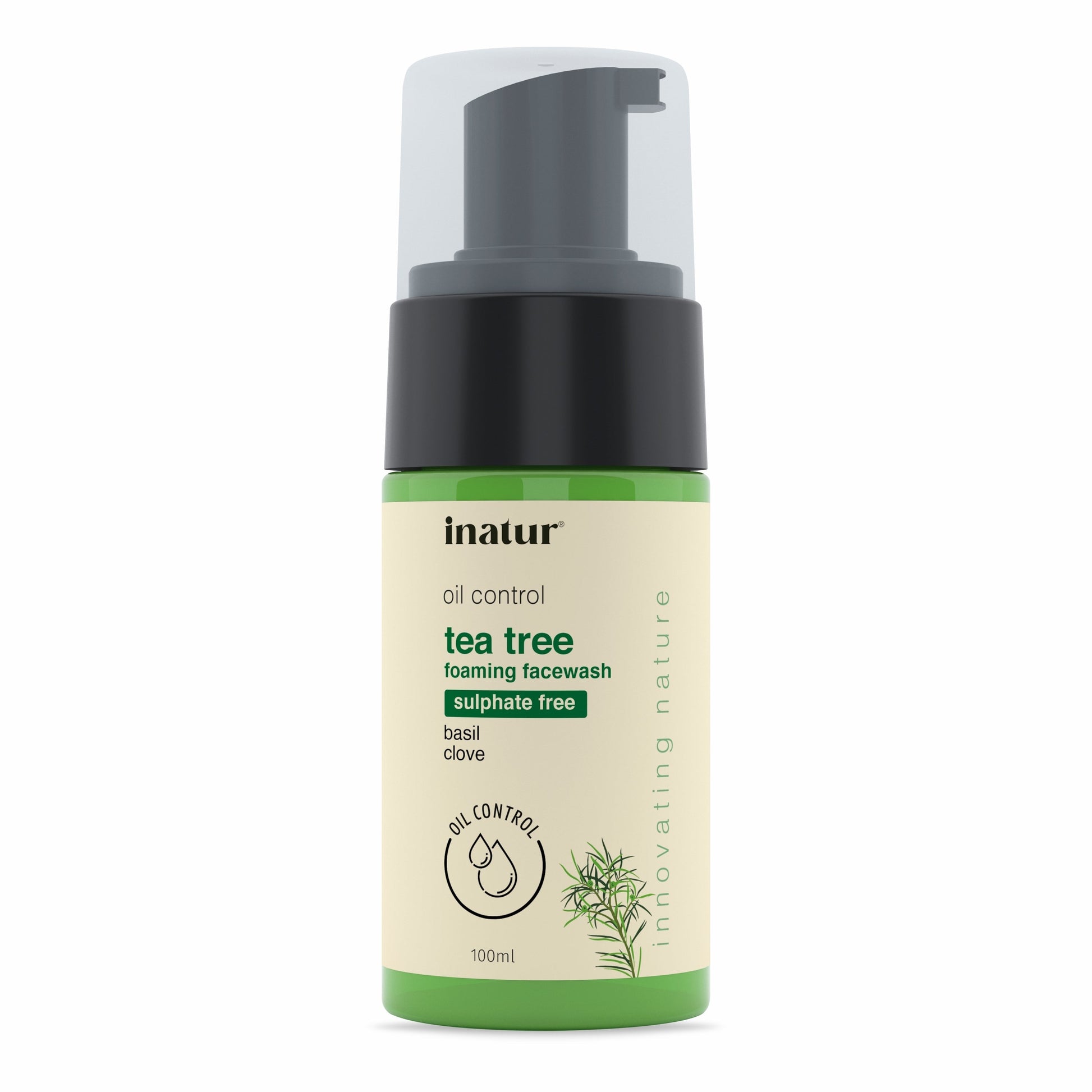 Inatur Tea Tree Facial Foam - usa canada australia