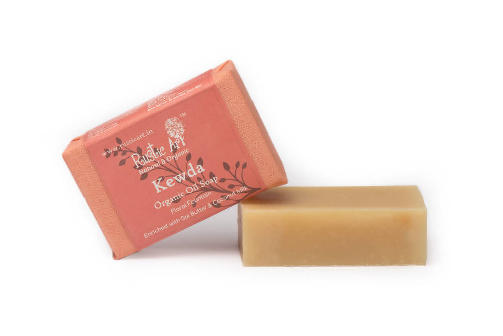 Rustic Art Kewda Organic Oil Soap