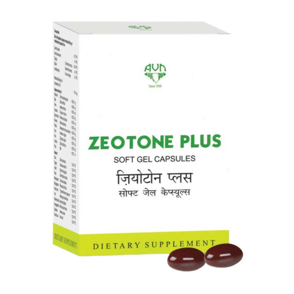 AVN Ayurveda Zeotone Plus Soft Gel Capsules -  usa australia canada 