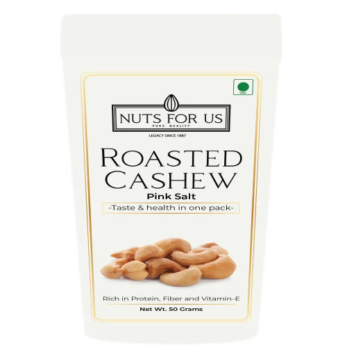 Nuts For Us Roasted Cashews in Pink Salt (Slightly Salted) - BUDNE