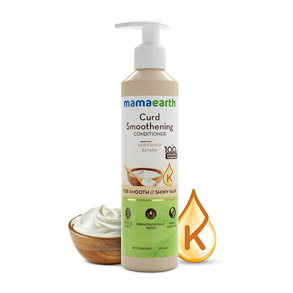 Mamaearth Curd Smoothening Conditioner for Smooth & Shiny Hair