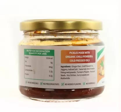 Sudhanya Organic Ginger Pickle