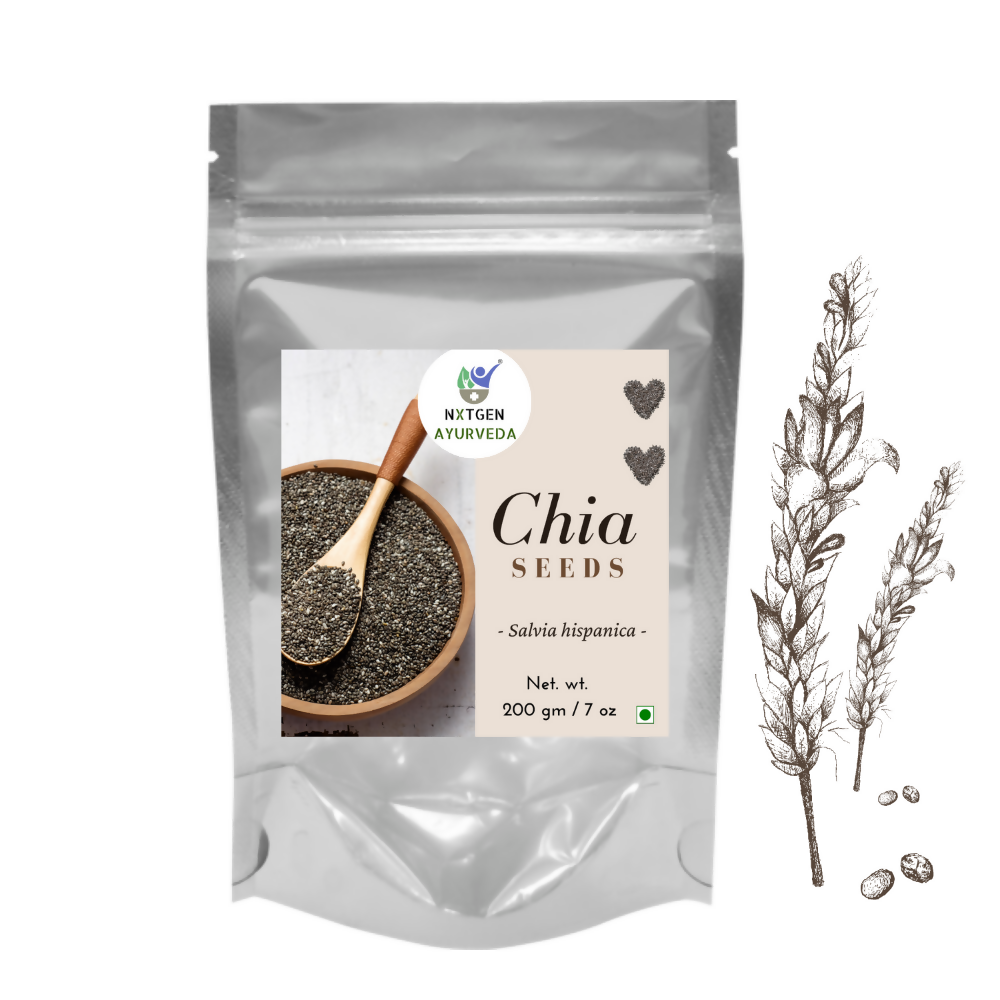 Nxtgen Ayurveda Chia Seeds Raw - BUDNE