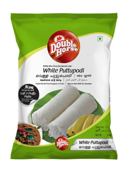 Double Horse White Puttupodi