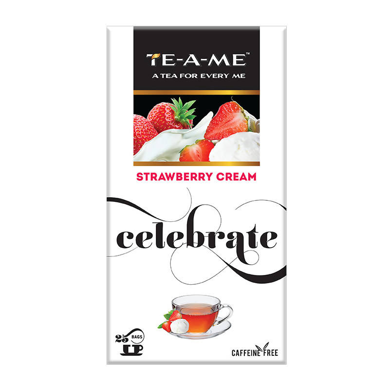 Teame Strawberry Cream Celebrate Tea Bags - BUDNE