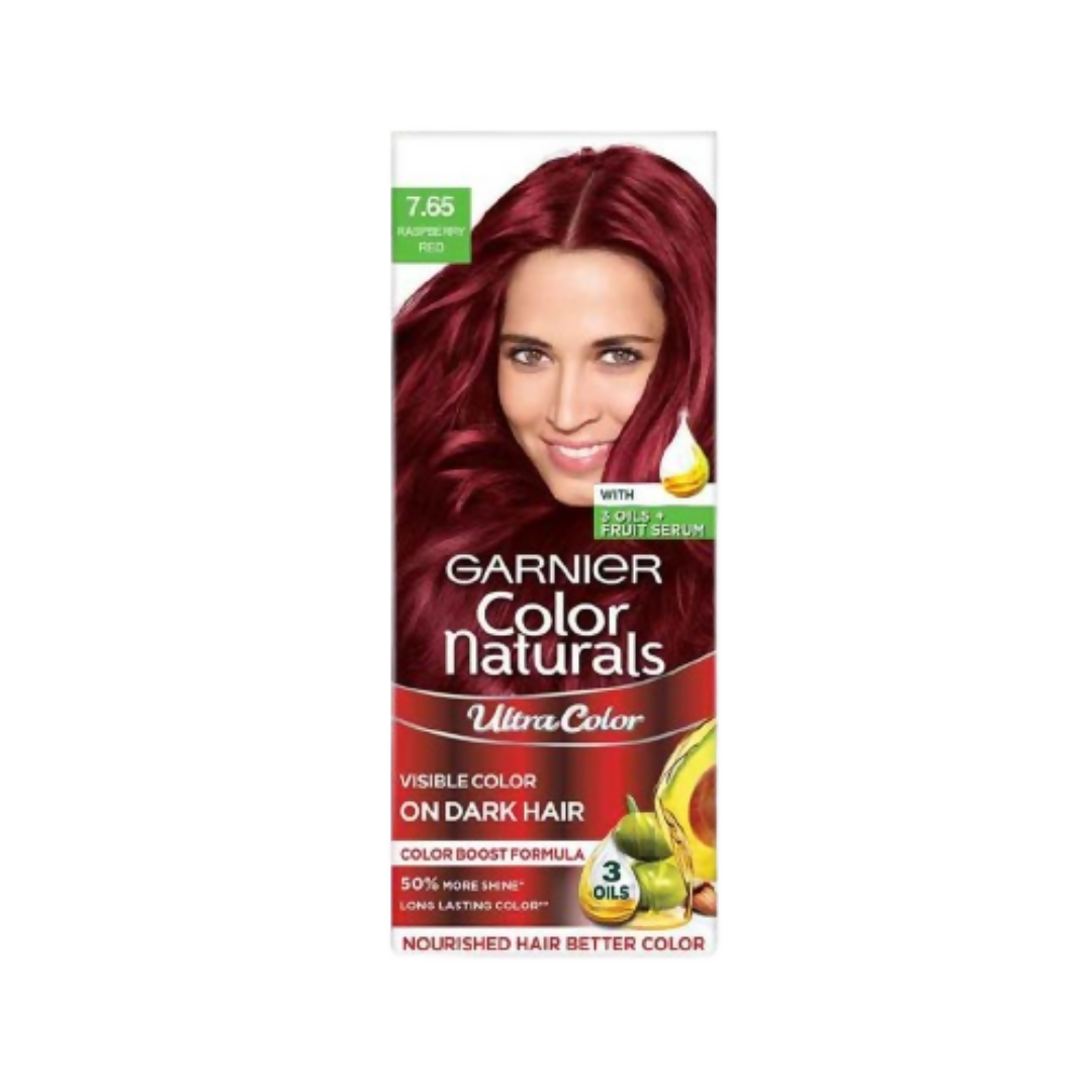 Garnier Color Naturals Ultra Hair Color - 7.65 Raspberry Red