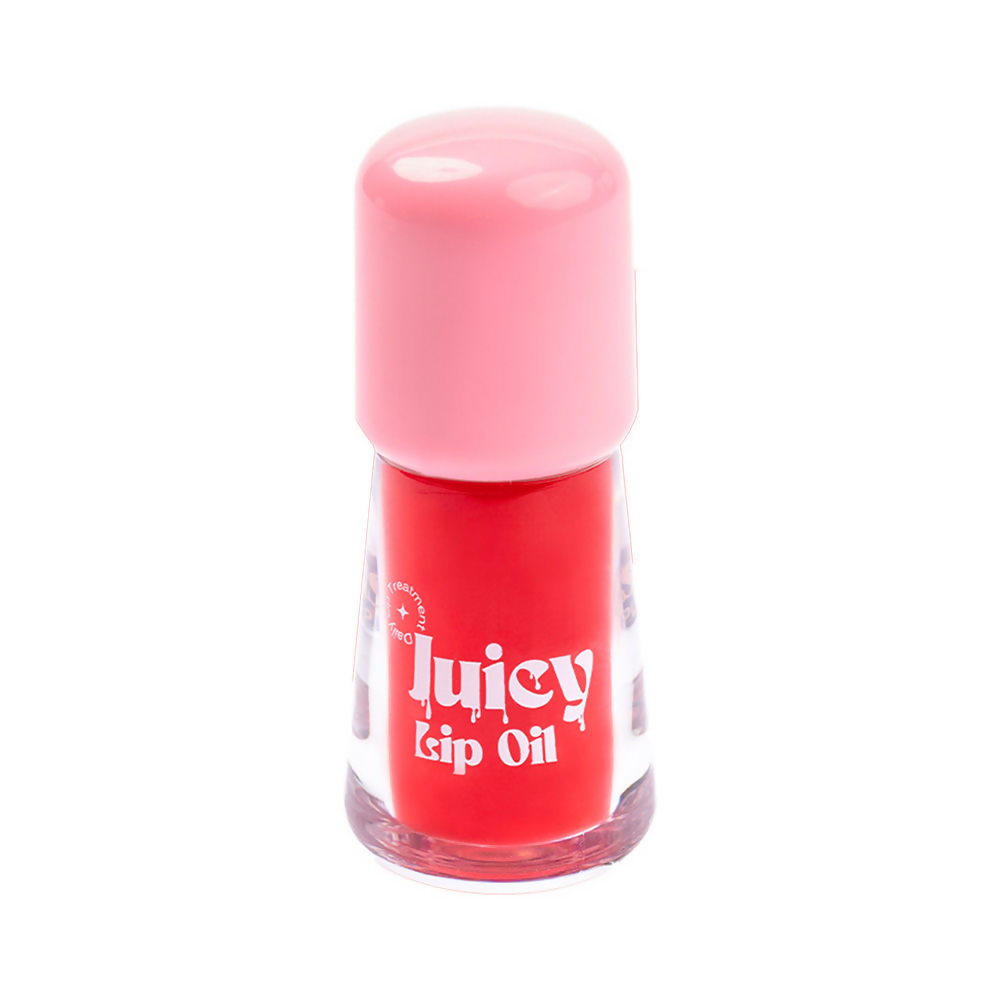 Gush Beauty Balmy Glossy Tinted Lip Oil - Cherry Red