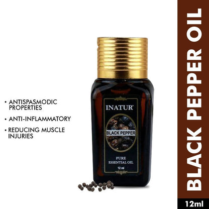 Inatur Black Pepper Pure Essential Oil