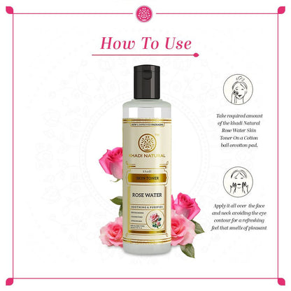 Khadi Natural Rose Water Toner