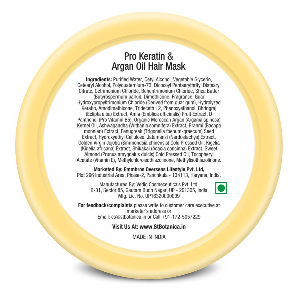 St.Botanica Pro Keratin & Argan Oil Hair Mask