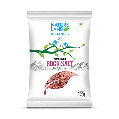 Nature Land Organics Himalayan Pink Rock Salt - BUDNE