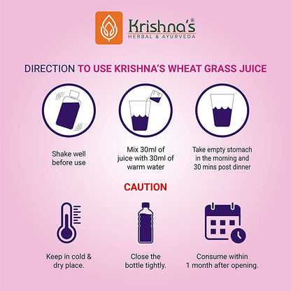 Krishna's Herbal & Ayurveda Wheatgrass Juice