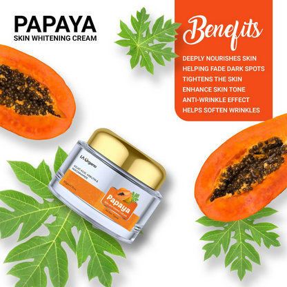 LA Organo Papaya Cream For Skin Brightening & Whitening