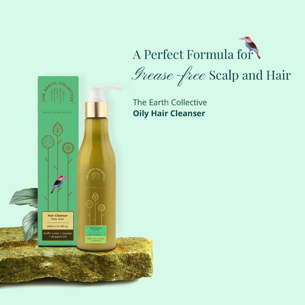 The Earth Collective Hair Cleanser - Oily Hair- Shampoo