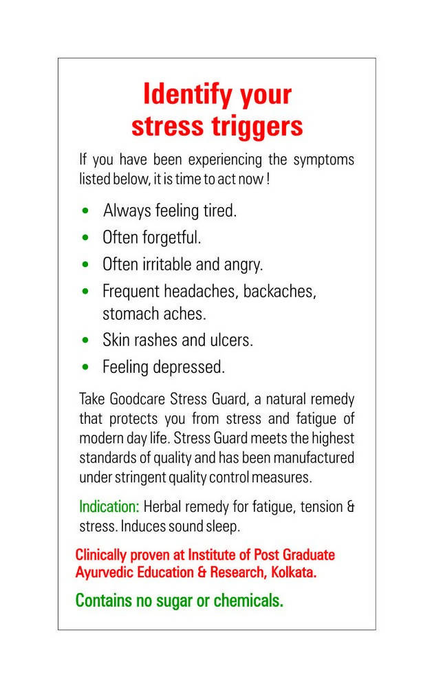 Baidyanath Goodcare Stress Guard Capsules