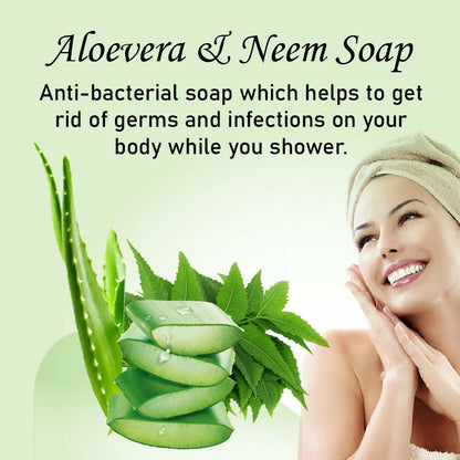 Prakriti Herbal Soap Aloevera and Neem