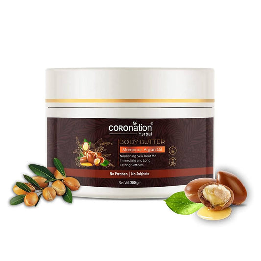 Coronation Herbal Moroccan Argan Oil Body Butter - usa canada australia