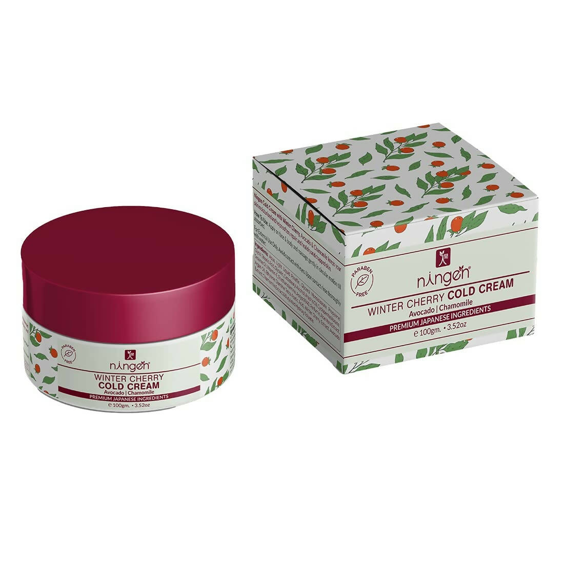 Ningen Winter Cherry Cold Cream - usa canada australia