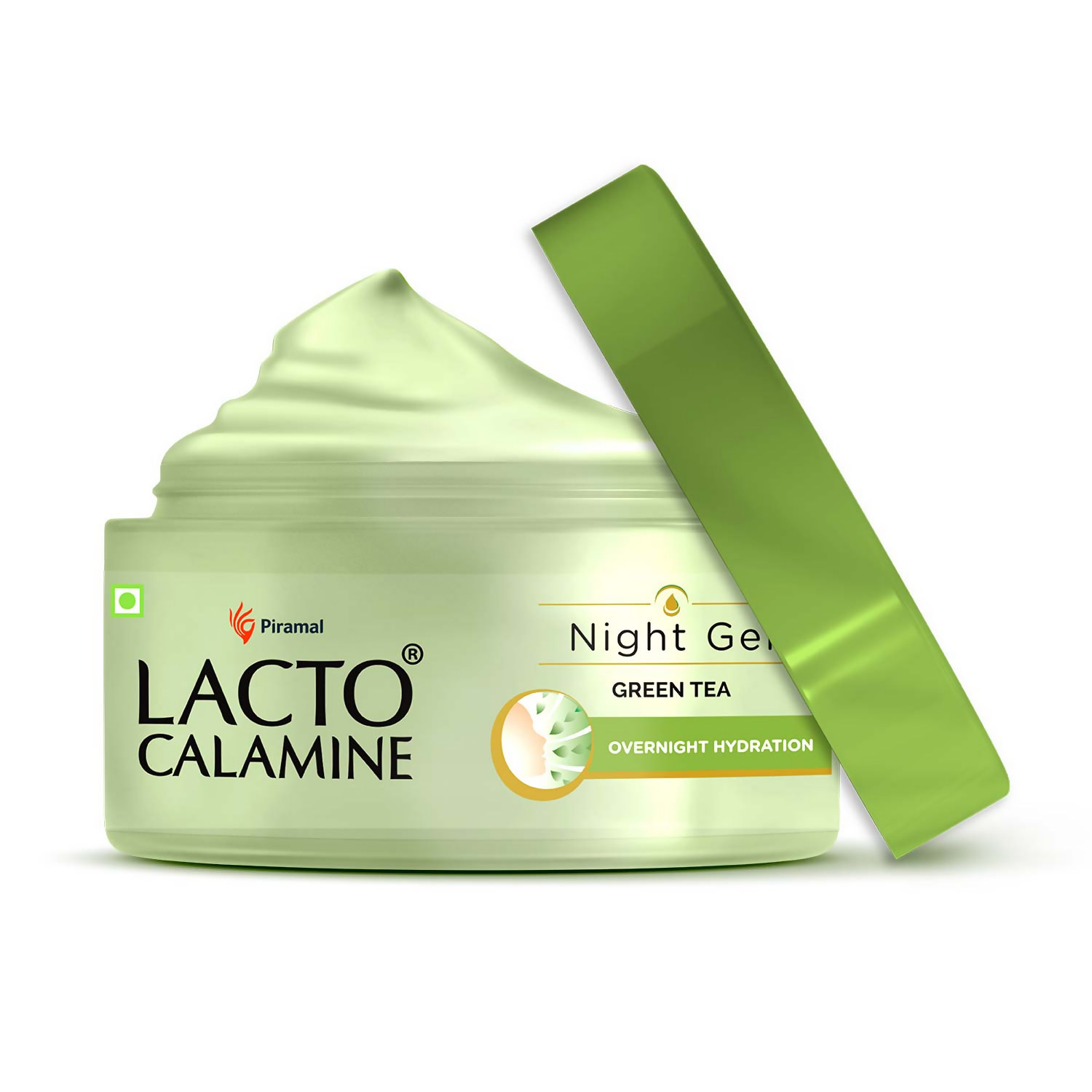 Lacto Calamine Night Gel with Green Tea - BUDNEN