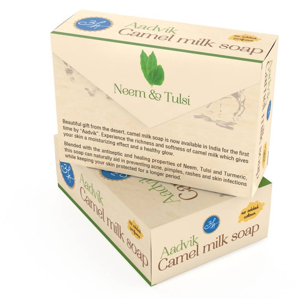 Aadvik Camel Milk Soap With Neem & Tulsi