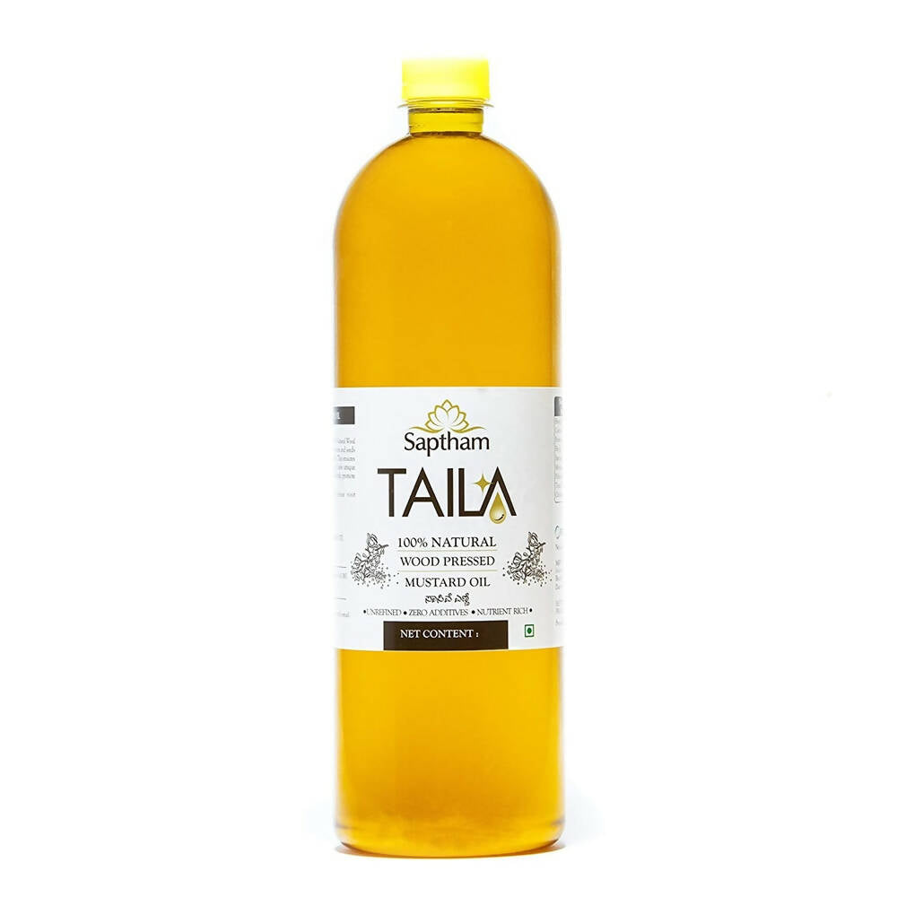 Saptham Taila 100% Wood Pressed Mustard Oil - BUDNE