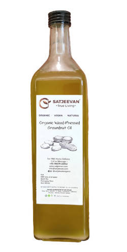 Satjeevan Organic Wood-Pressed Groundnut Oil