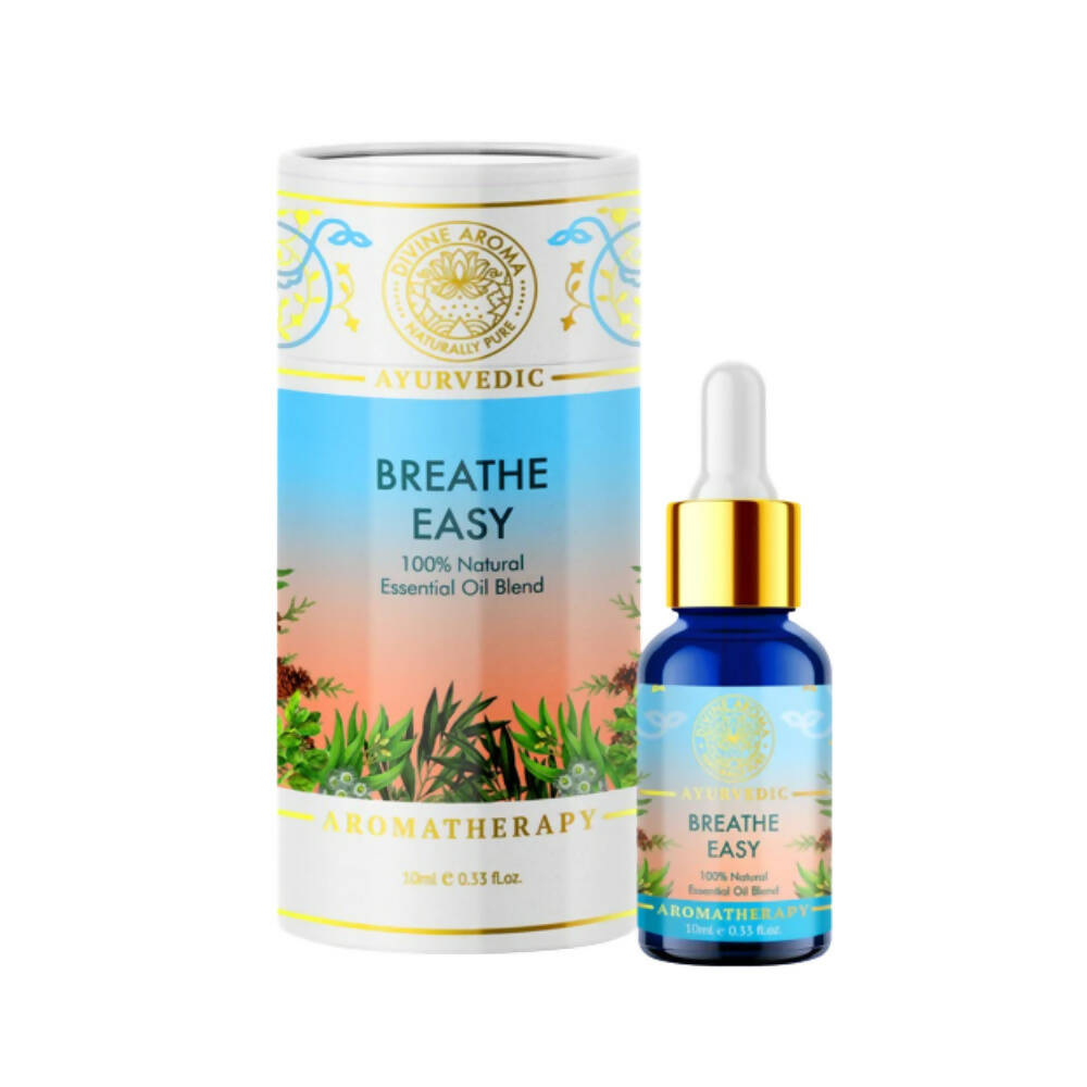 Divine Aroma 100% Natural Breathe Easy Essential Oil - usa canada australia