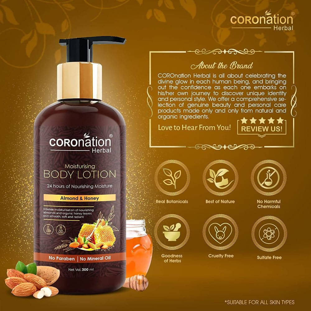 Coronation Herbal Almond & Honey Moisturising Body Lotion