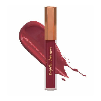 FLiCKA Weightless Impression 06 June - Brown Matte Finish Liquid Lipstick - BUDNE