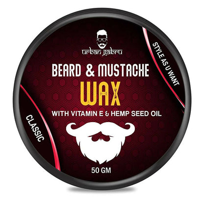 Urbangabru Beard & Mustache Wax for Strong Hold - BUDNEN