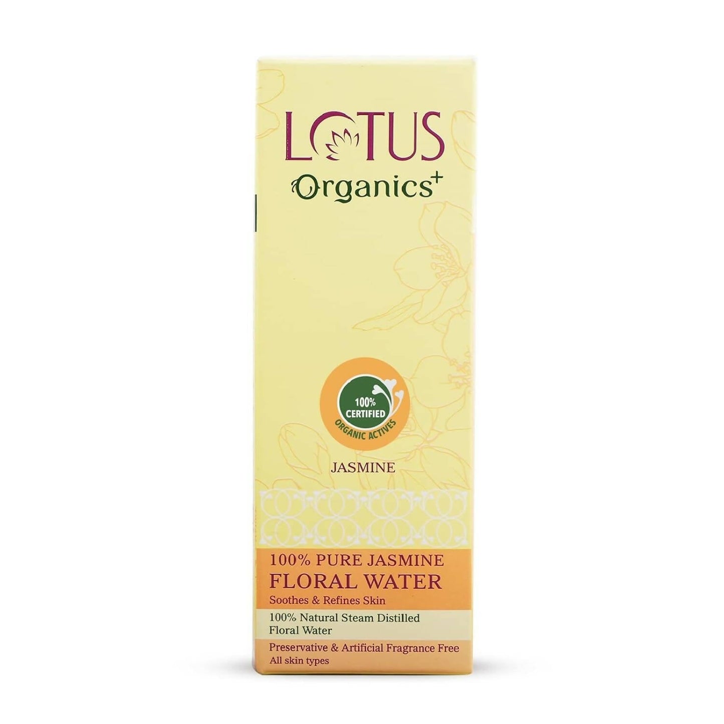 Lotus Organics+ 100% Pure Jasmine Floral Water