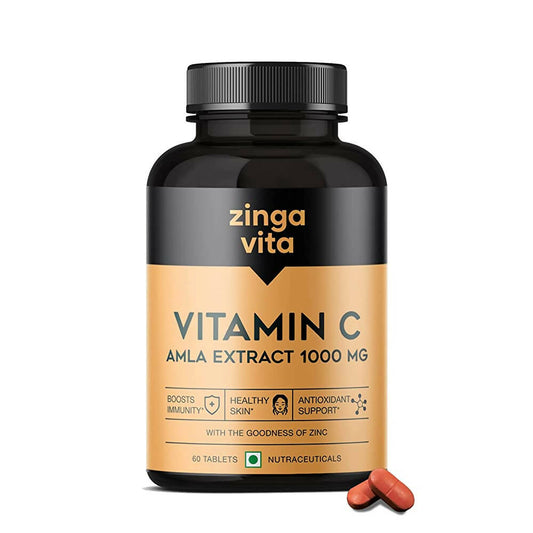 Zingavita Vitamin C 1000 mg Tablets with Amla Extract -  USA 