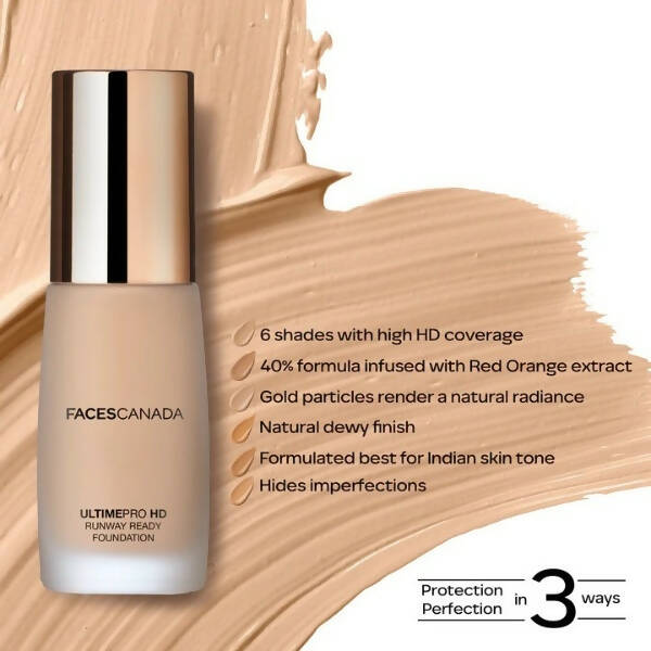 Faces Canada Ultime Pro HD Runway Ready Foundation-Almond Beige 06