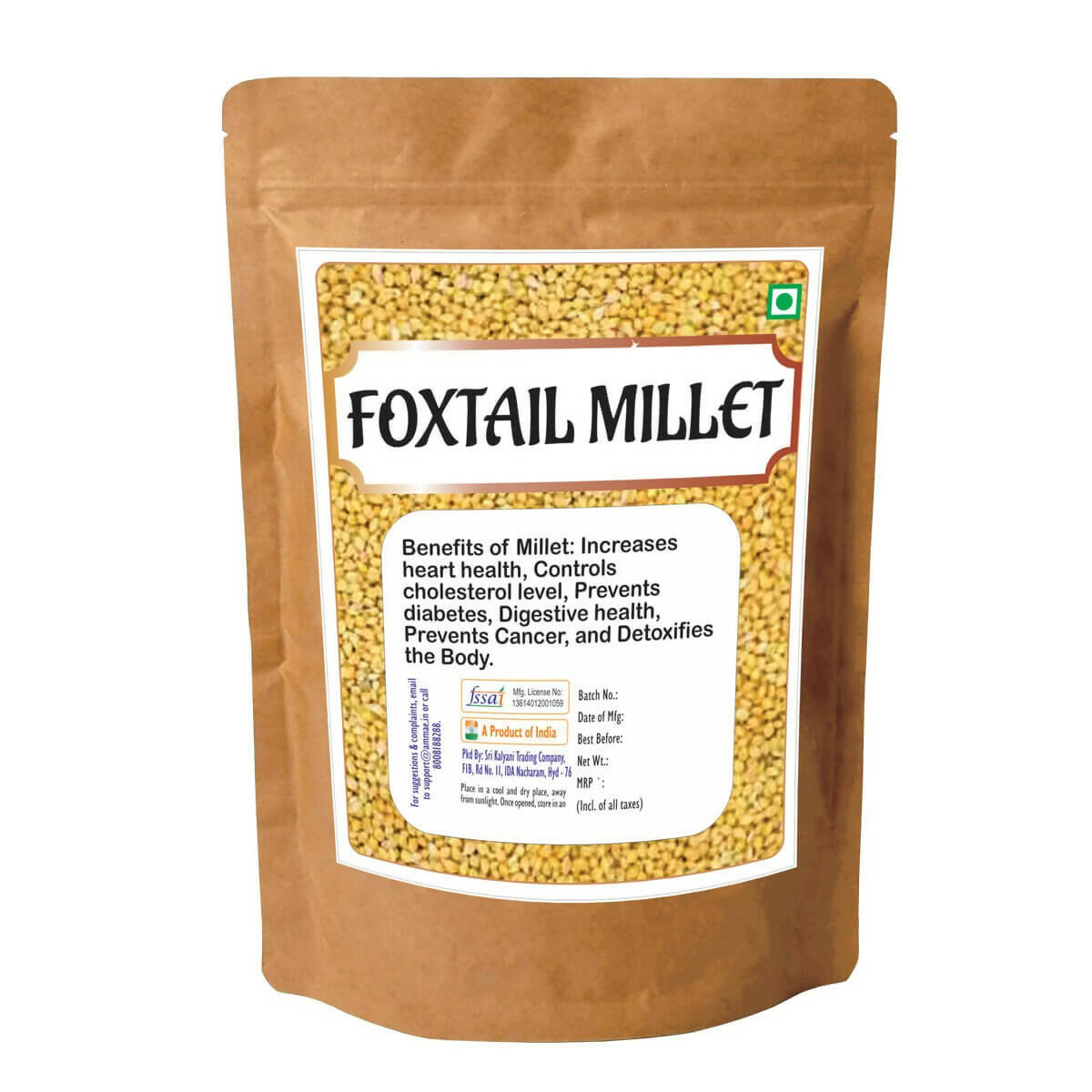 Ammae Foxtail Millet -  USA 