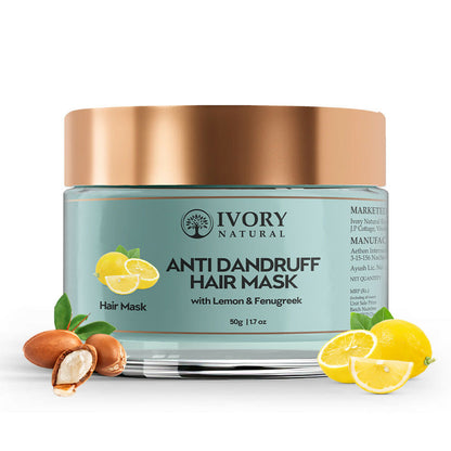 Ivory Natural Dandruff Hair Mask - Scalp Wellness, Assists With Dandruff For Both Men & Women