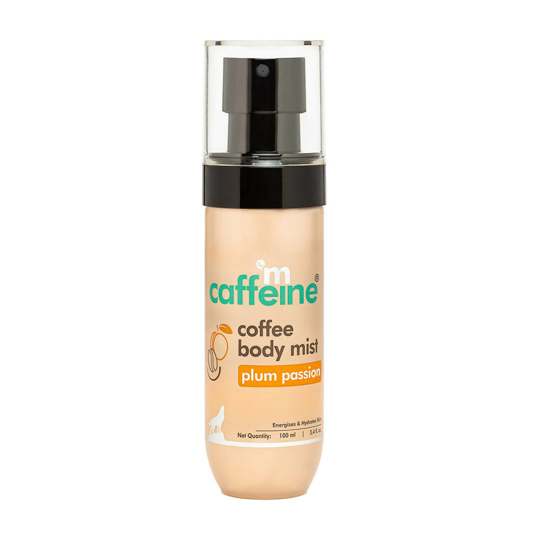 mCaffeine Plum Passion Energizing Coffee Body Mist - BUDEN