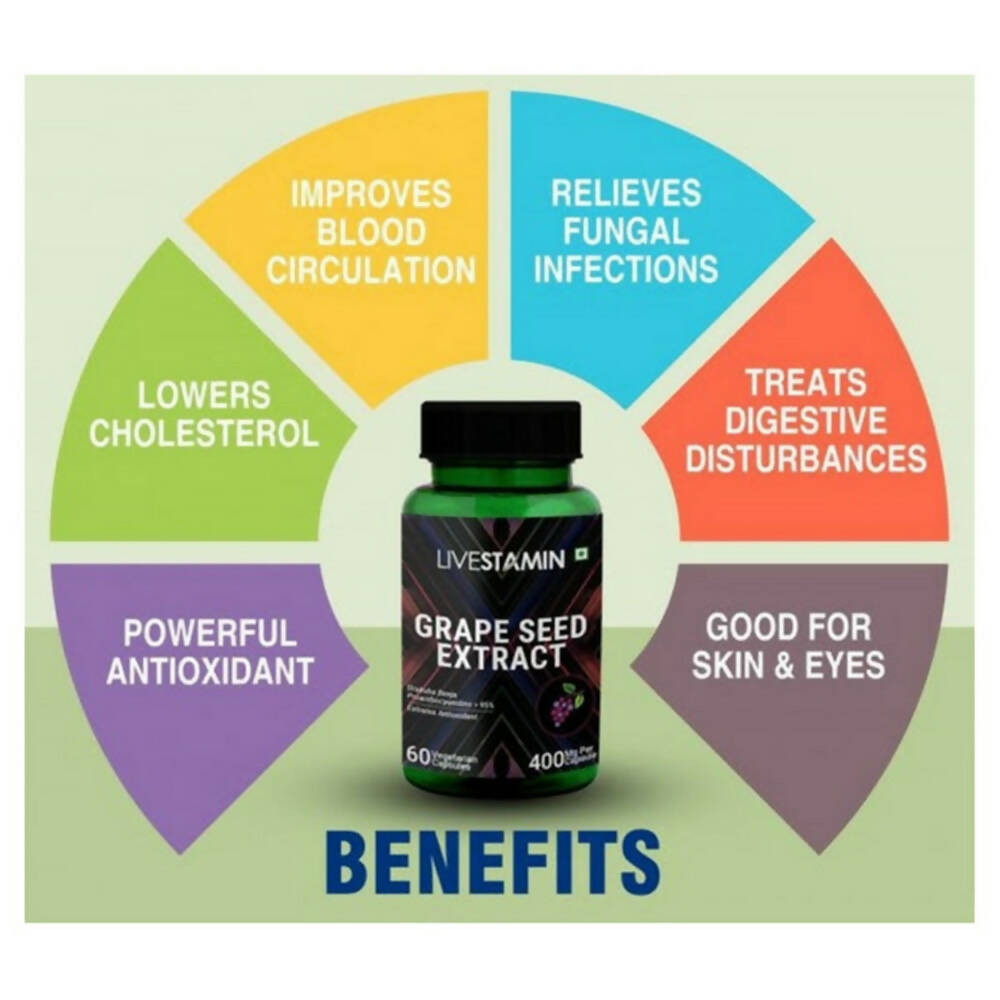 Livestamin Grape Seed Extract Capsules