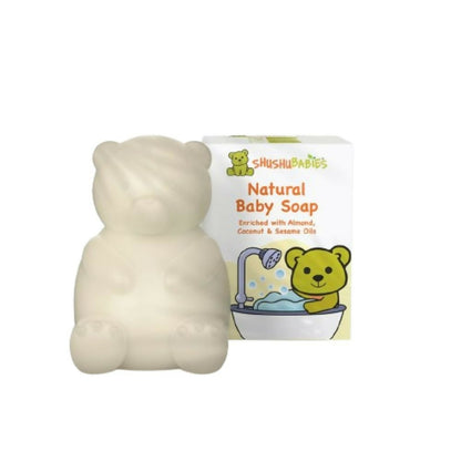 ShuShu Babies Cuddly Bear Natural Baby Soap (under 0-3 Years Baby)