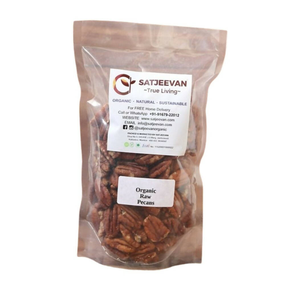 Satjeevan Organic Raw Pecans