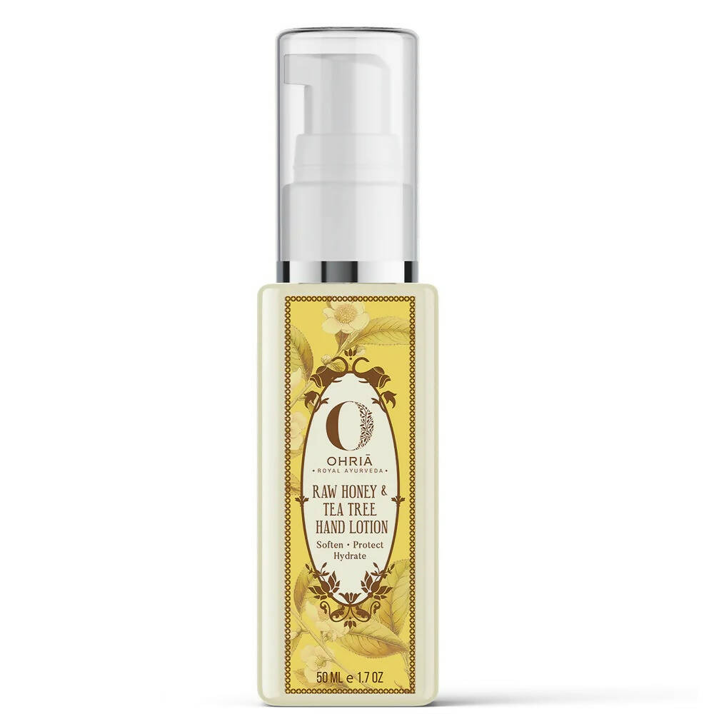 Ohria Ayurveda Raw Honey & Tea Tree Hand Lotion - usa canada australia