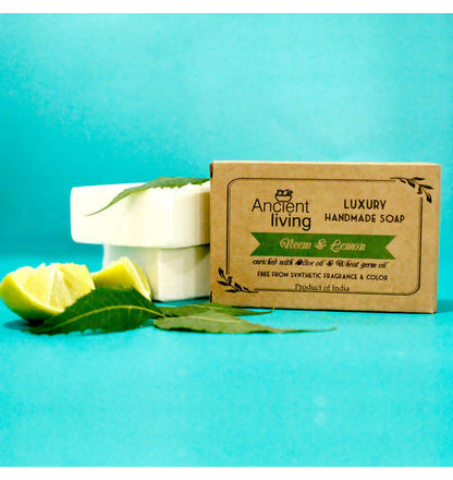 Ancient Living Neem & Lemon Luxury Handmade Soap