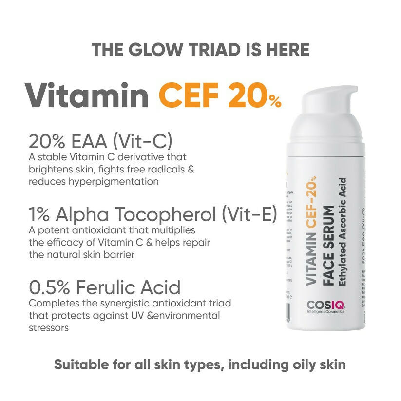 Cos-IQ Vitamin CEF-20% Face Serum