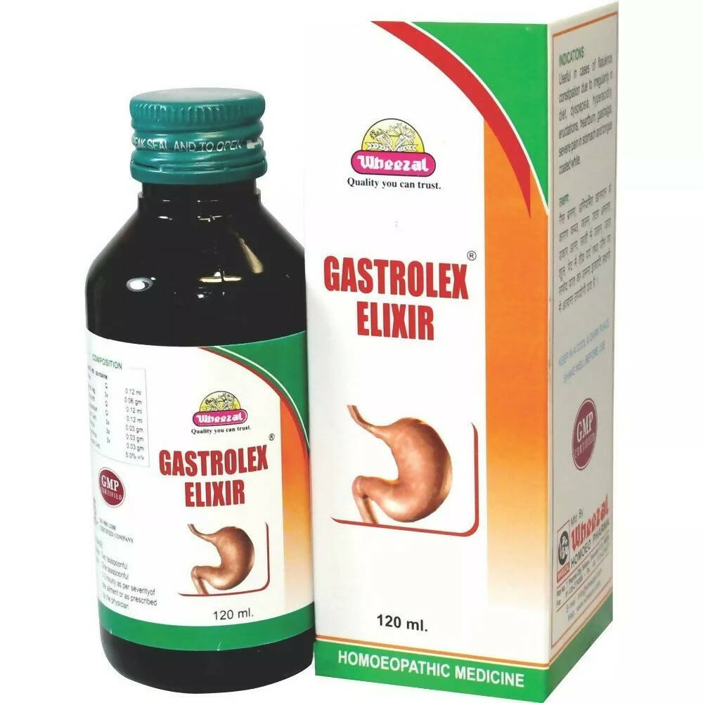 Wheezal Homeopathy Gastrolex Elixir Syrup - BUDEN