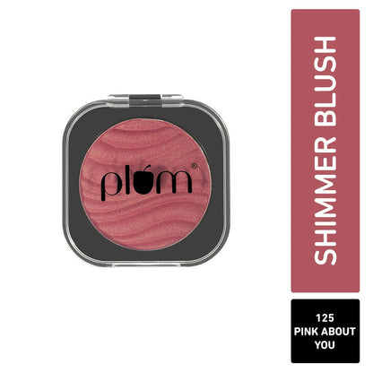 Plum Cheek-A-Boo Shimmer Blush 125 Pink About You