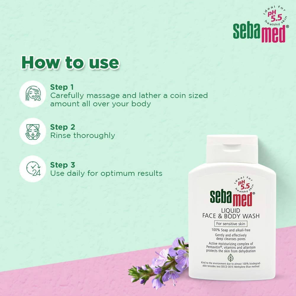 Sebamed Liquid Face And Body Wash