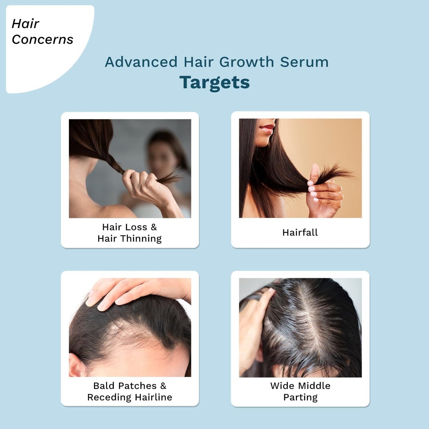 Pilgrim Redensyl 3% + Anagain 4% Advanced Hair Growth Serum with Natural Ingredients, Controls Hair Fall