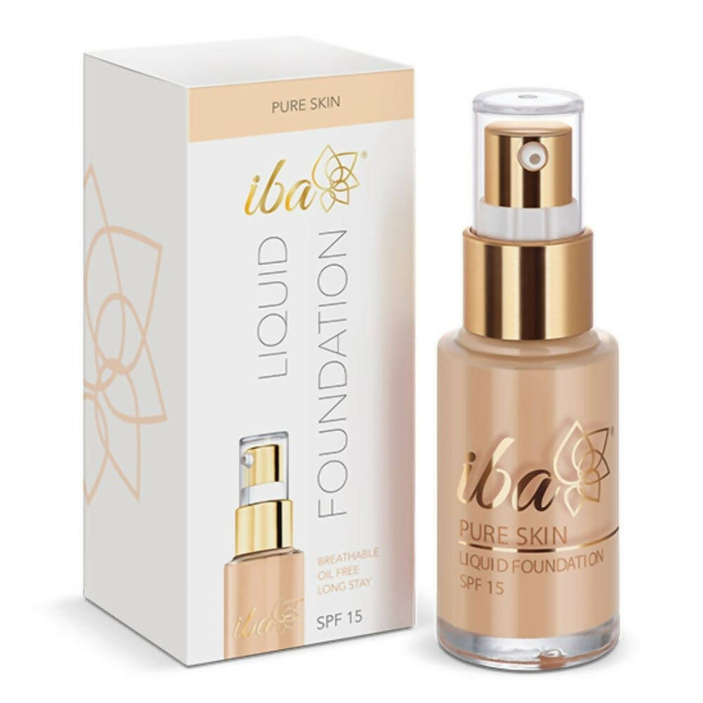 Iba Pure Skin Liquid Foundation SPF 15 - Natural Beige - BUDNE