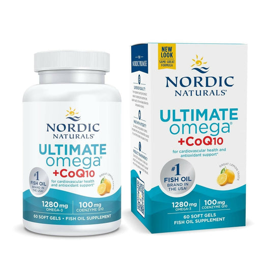 Nordic Naturals Ultimate Omega + CoQ10 Supplement Softgels - BUDEN